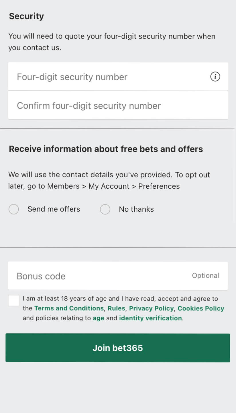how to register on bet365